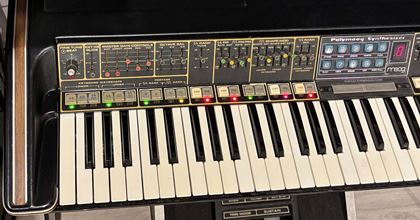 Moog-Polymoog Synthesizer and Polypedal